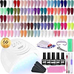 JODSONE Gel Nail Polish Kit with UV Lamp and 32 Vibrant Colors – Affordable Nail Kit Review 2025