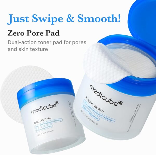 Korean exfoliating toner pads